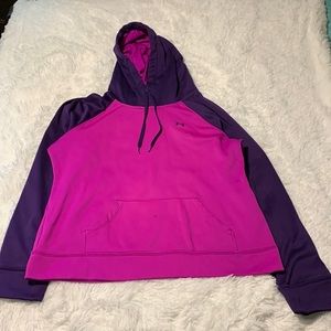 Under Armour Hoodie, Size L, Pink/Purple